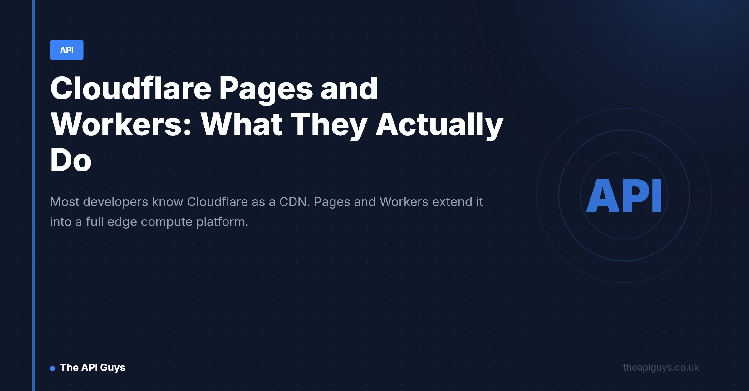 Cloudflare Pages and Workers: What They Actually Do